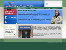 Tablet Screenshot of lincolnmedicalcenter.net